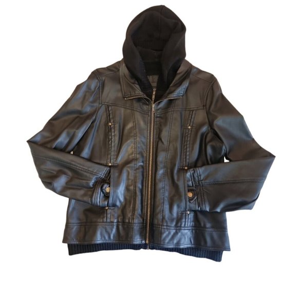 Women's XXL Black Rivet Jacket WWZG0010 WWZMU643 - Picture 4 of 10